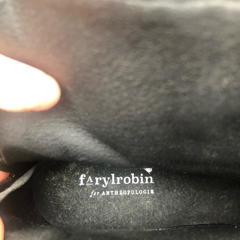 Faryl Robin for Anthropologie Snakeskin Patterned Platform Ankle Boots - Picture 5 of 5